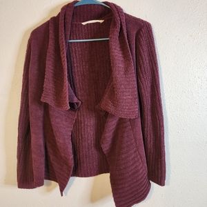 Vanilla Star Medium Cardigan Maroon Super Soft